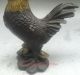 Chinese Bronze Copper Zodiac Year Cock Rooster Chicken Animal Wealth Statue Other Antique Chinese Statues photo 2