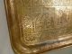 Incredible Islamic Antique Persian Qajar Large Brass Tray Hand Engraved 9 Scenes Islamic photo 6