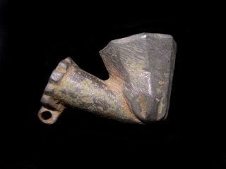 Antique 1600 – 1700s.  Large Billon Smoking Pipe,  As Found photo