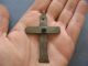 Early Christian Roman Ancient Bronze Cross 2 - 4 Ct.  A.  D. Roman photo 5