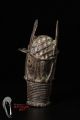 Discover African Art Benin Bronze Mini Head Sculptures & Statues photo 3