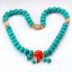 Chinese Old Turquoise Handwork Rosary Type Necklaces R1 Necklaces & Pendants photo 2