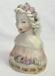 Vintage 1940 ' S Cordey Woman Bust,  Spaghetti Hair,  Applied Flowers,  Signed 5008,  210 Figurines photo 2