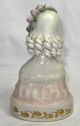 Vintage 1940 ' S Cordey Woman Bust,  Spaghetti Hair,  Applied Flowers,  Signed 5008,  210 Figurines photo 5