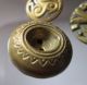 Vintage Trio Of Unique Mixed Brass Buttons. Buttons photo 2