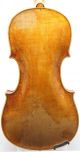 Very Old And Interesting Antique Handmade Violin - Circa 18th Century - String photo 2