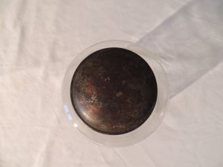 Antique 1860 - 1885 Blown Glass Apothecary Jar Tin Lid photo