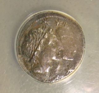 108/7 Bc Mn.  Fonteius Ancient Roman Republic Silver Denarius Anacs Vf30 photo