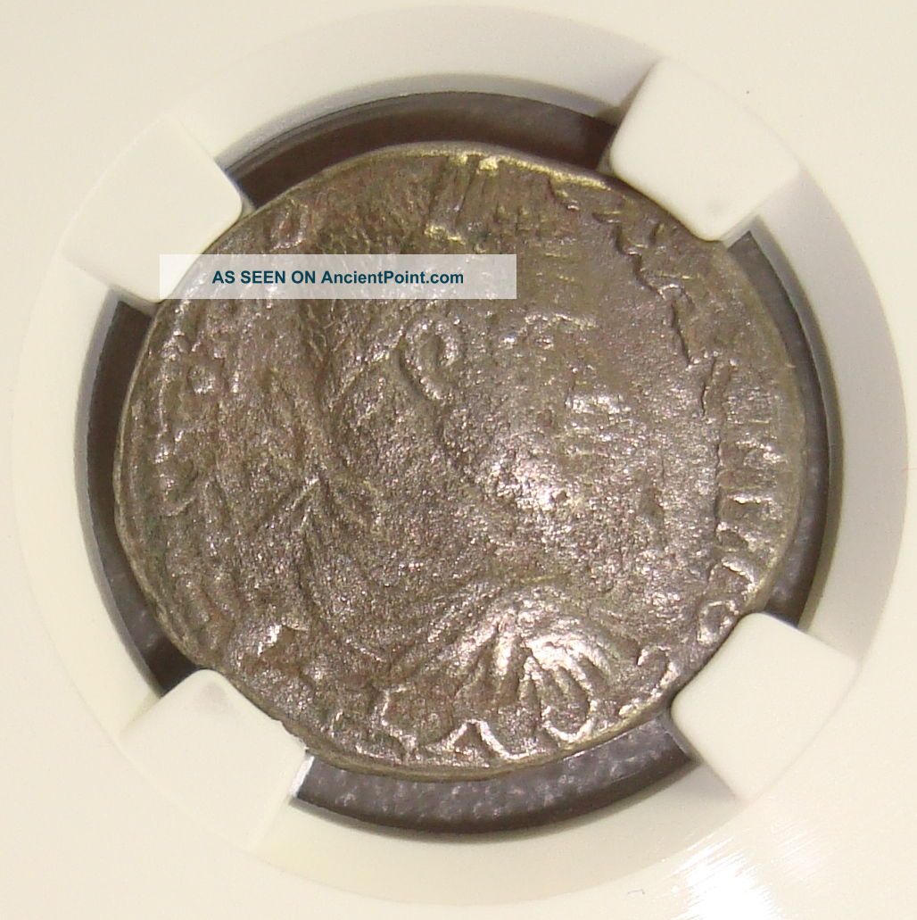Ad 217 - 218 Macrinus Ancient Roman Billon Silver Tetradrachm Ngc Vf Roman photo