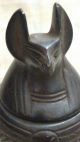 Egyptian Antique,  Anubis God Of Mummification Canopic Jar 89 G, Egyptian photo 4
