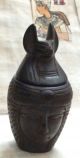 Egyptian Antique,  Anubis God Of Mummification Canopic Jar 89 G, Egyptian photo 8
