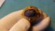Rare Ancient Gold Gilded Silver Ring With With Lapis Stone Insert 100 - 400ad Roman photo 3