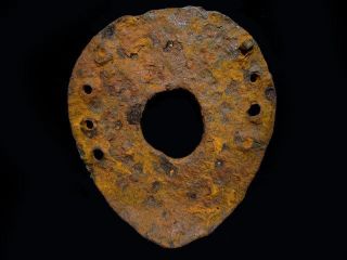 Extremely Rare Huge Roman Period Iron Horse Shoe,  Well Prederved, photo