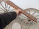 Antique Men Face Wood / Iron Wall Coat Hook Hanger Rack Restored Hooks & Brackets photo 11