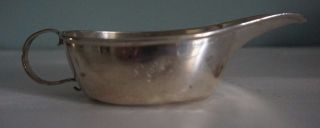 Hugh Gelston Sterling Silver Pap Boat Invalid Feeder With Makers Mark 74g photo