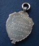 Sterling Silver & Enamel Cumberland Wrestling Fob Medal - Kirkbride Cumbria Pocket Watches/Chains/Fobs photo 1