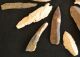 Saharian Upper Paleolithic 20 Flint Armatures,  Burins,  Knives Neolithic & Paleolithic photo 4