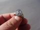 Ancient Silver Late Roman Or Byzantine,  Nicely Engraved Ring Roman photo 1