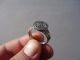 Ancient Silver Late Roman Or Byzantine,  Nicely Engraved Ring Roman photo 2