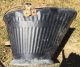 Antique Coal Scuttle Bucket Primitive 17 Reeves Metal Ash Shovel Bail Handle Hearth Ware photo 4