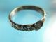 British Silver Medieval 15th Century Lozenged Decorated Finger Ring Uk:l.  (a942) British photo 1