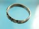 British Silver Medieval 15th Century Lozenged Decorated Finger Ring Uk:l.  (a942) British photo 2