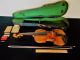 Bernh.  Schindler Markneukirchen Antique Figured Maple German Violin,  Bow&case Nr String photo 10