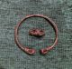 Antique Ancient Viking Roman Greek Byzantine Silver Bracelet And A Bead Viking photo 1