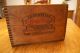 Vintage Wooden Crate Box From Burton Explosives,  American Cyanamid Cleveland Oh Boxes photo 1