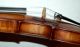 Fine Antique Handmade German 4/4 Violin - Label Joh.  Bapt.  Schweitzer String photo 8