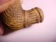 Antique 18th C.  Striped Clay Indian Trade Pipe Southwest Ohio Vg The Americas photo 2