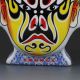 Chinese Jingdezhen Color Porcelain Painted Jingju Facial Vase Vases photo 3