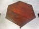 19thc Antique Victorian Era Ball & Claw Feet Carved Wood Plant Stand Old Table 1800-1899 photo 2