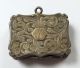 Antique British Sterling Silver Vesta Case & 1843 Vinaigrette By Nathaniel Mills Sterling Silver (.925) photo 1