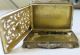 Antique British Sterling Silver Vesta Case & 1843 Vinaigrette By Nathaniel Mills Sterling Silver (.925) photo 3