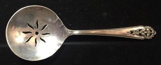 Sterling Silver Flatware - International Queen ' S Lace Nut Spoon photo
