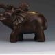 Chinese Bronze Gilt Hand - Carved Elephant Statues G468 Other Antique Chinese Statues photo 2