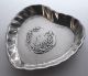 Art Nouveau Silver Love Heart Pin Tray Hallmarked 1903 Other Antique Sterling Silver photo 1