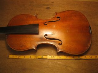 Antique Violin Antonius Stradivarius Copy Germany German Fine String Instrument photo