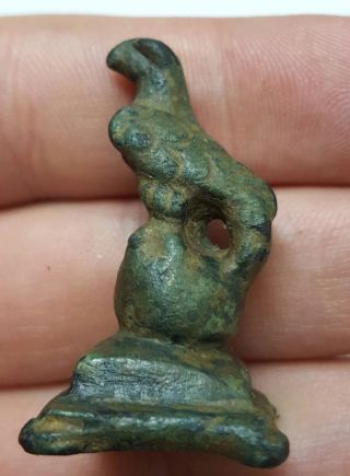 Roman Bronze Ancient Animal Statue photo