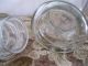Vtg Apothecary Jar Fluted Finial Lid Clear Glass Drug Store Candy Dish Bridal Bottles & Jars photo 5