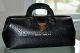 Vintage 1960s Eli Lilly Black Pebble Leather Medical Doctor Bag Doctor Bags photo 5