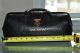Vintage 1960s Eli Lilly Black Pebble Leather Medical Doctor Bag Doctor Bags photo 7