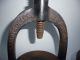 Cast Iron Kitchen Tool 1800s 3 Piece Columbia Meat Juice Press,  Britain Ct Other Antique Home & Hearth photo 4