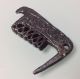 18c.  Antique Ottoman Hand Forged Engraved Iron Blade Fire Striker,  Rare Other Antiquities photo 3