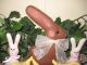 Handmade Fabric Easter Rabbit Egg Ornies Basket Bowl Fillers Home Decor Primitives photo 2