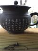 Old Chinese Calligraphy Yixing Zisha Clay Pottery Teapot Teapots photo 7