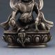 Tibetan Silver Handwork Carved Buddha Statue G751 Other Antique Chinese Statues photo 2
