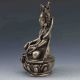 Tibetan Silver Handwork Carved Buddha Statue G751 Other Antique Chinese Statues photo 3