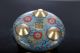 Exquisite Chinese Painting Flower Cloisonne Incense Burner E218 Incense Burners photo 4